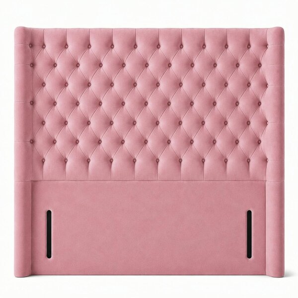 Great British Beds Topaz Headboard - Pink Plush
