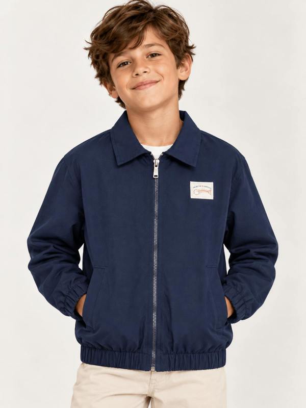 Childsplay Boys Gabardine Jacket in Navy