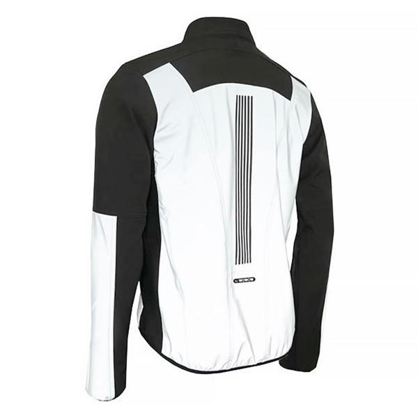 WOWOW Mens Ladies Santiago Full Reflective Windproof Cycling Breathable Jacket