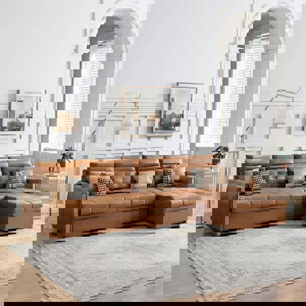 Weilai Concept Malhotra L Shape Sofa Bed, Small Corner Sofa Bed