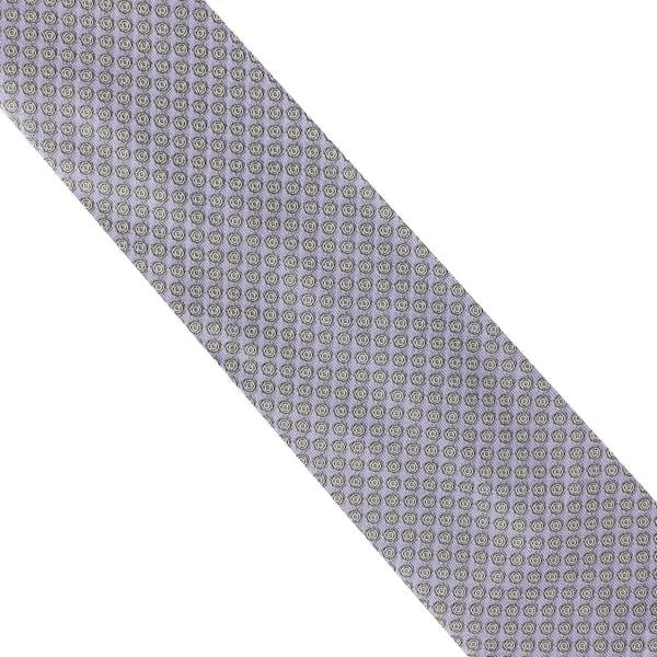 Dunhill woven silk tie in a hexbolt pattern