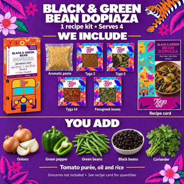 Tyga Foods Black & Green Bean Dopiaza