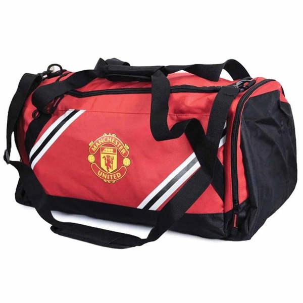 Manchester United FC Core Stripe Duffle Bag, Bags, Sports, Gift