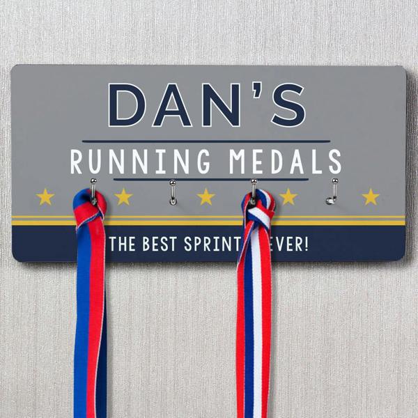 Personalised Medal Hanger - lifestyle shot