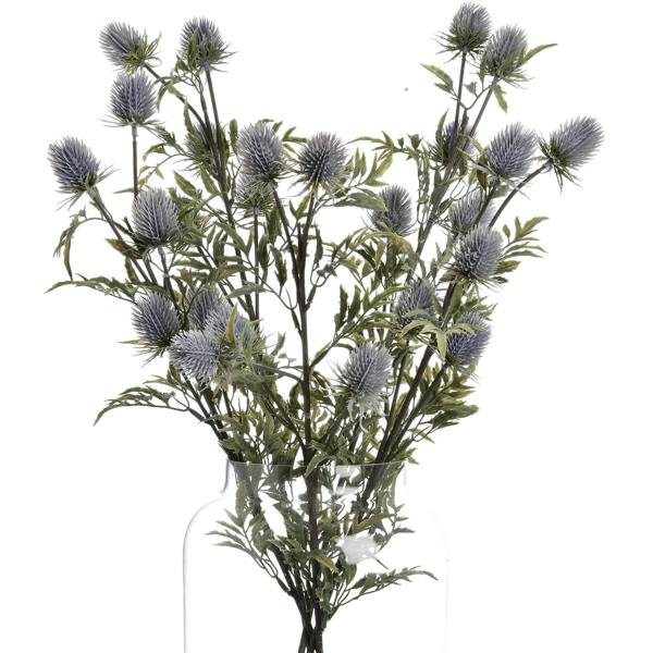 Wyld Haus Set of 3 Artificial Flowers Eryngium Thistle Stems
