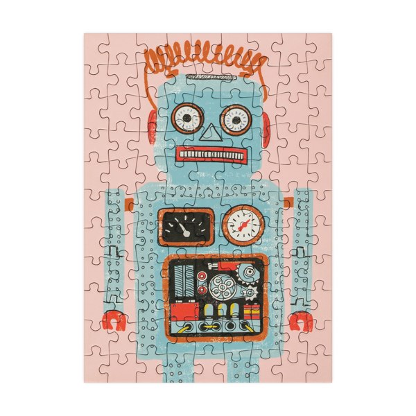 Happily Puzzles Robot - 99 Piece Mini Jigsaw Puzzle