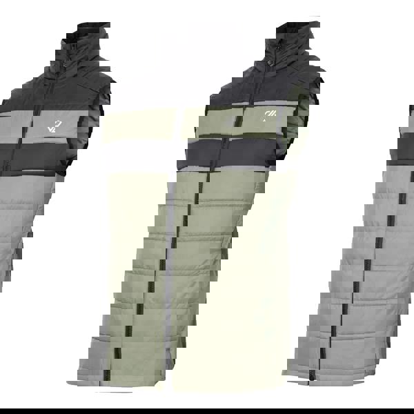 Dare 2B Mens Touring II Colour Block Gilet - Olivine Green/Black - 