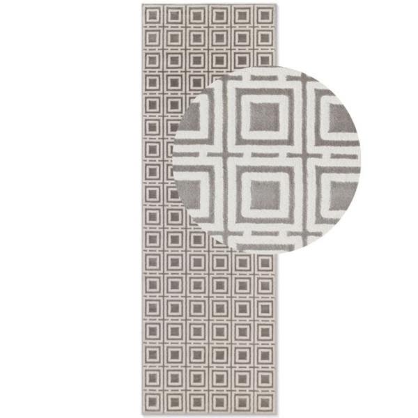 Hanse Home Shortpile Howlite Grey Rug – Modern Geometric