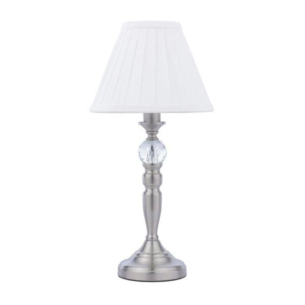 Edwina Satin Chrome Touch Table Lamp
