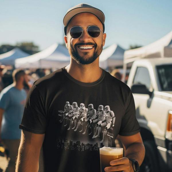 Chunk Construction Black T-Shirt