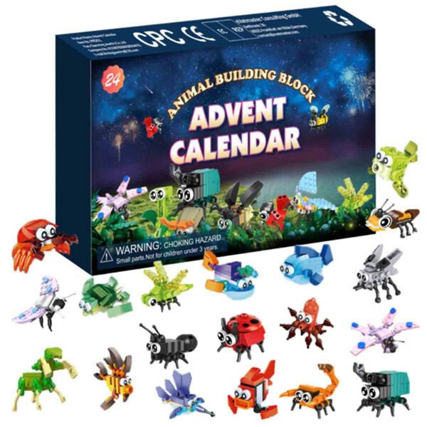 Leaper Children’s Toys Christmas Gift Blind Box Animal Building Blocks