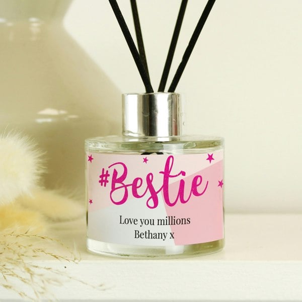 Personalised Memento Company Personalised #Bestie Reed Diffuser
