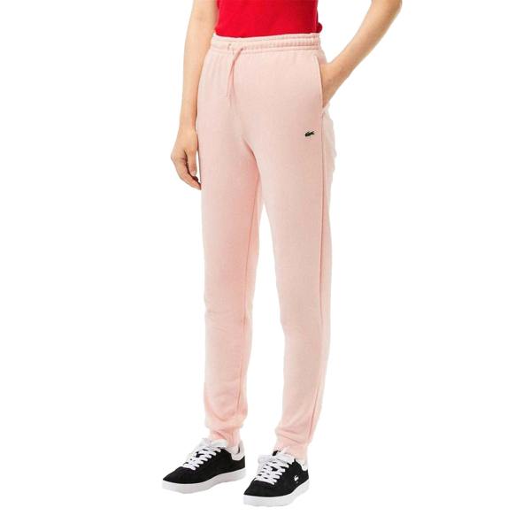 Lacoste Womens/Ladies Fleece Sweatpants - Pink - 