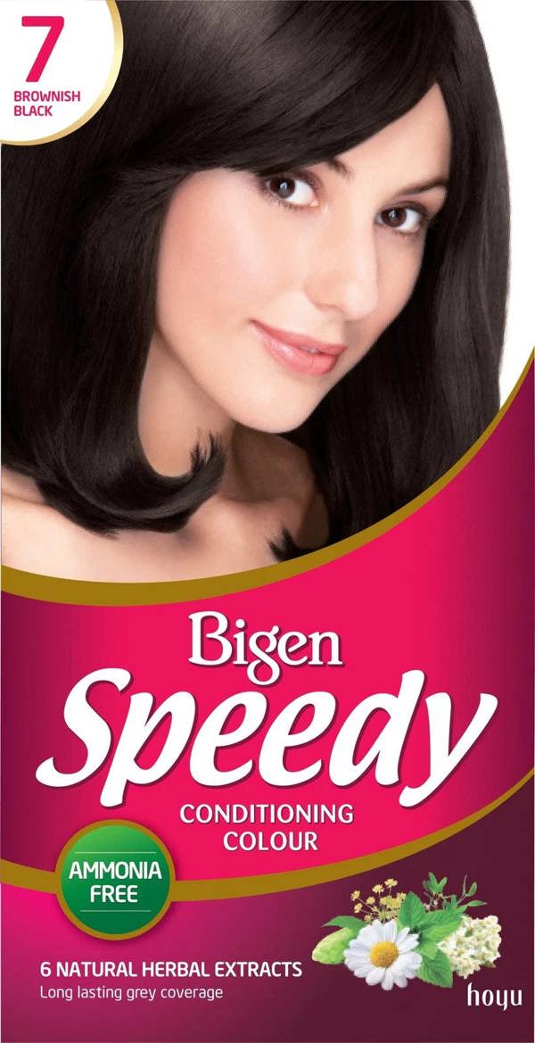 Bigen Speedy Conditioning Hair Colour 7 Brownish Black