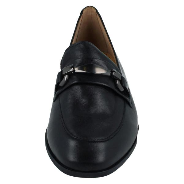 Gabor Ladies Gabor Smart Soft Leather Loafer With Chain Trim Accent 55.271