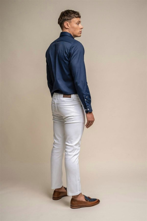 House of Cavani Milano White Jeans