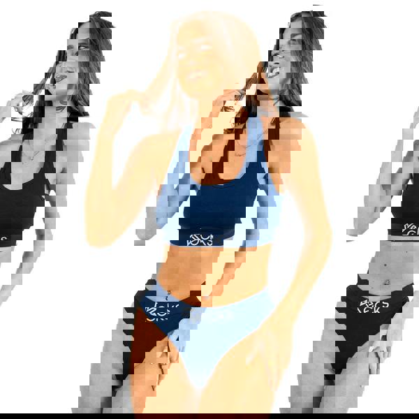 Kecks Navy Modal Sports Bralette