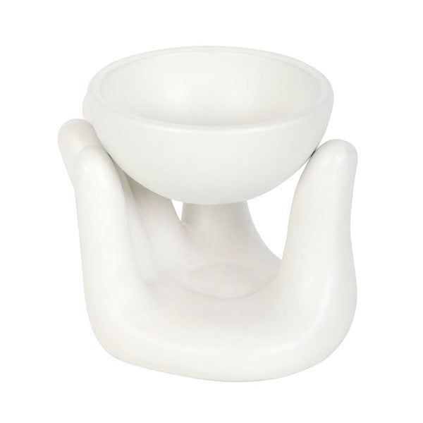 Serano White Hand Ceramic Oil Burner