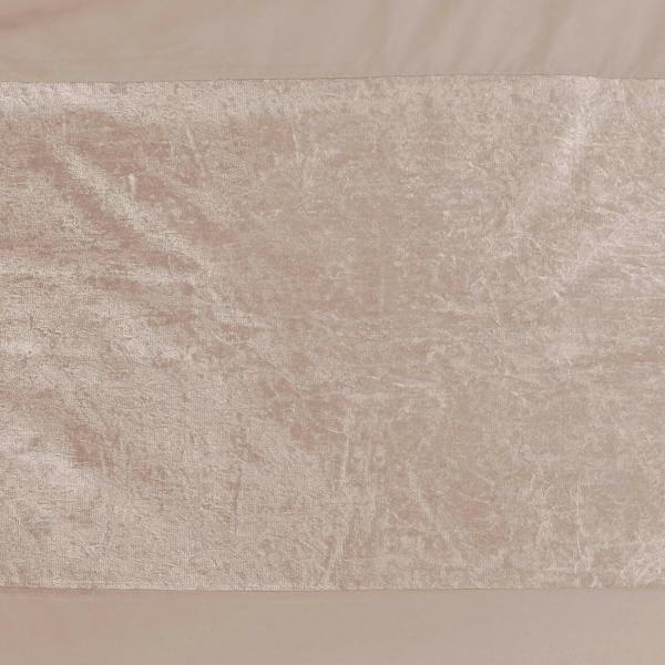 Smart Living Soft & Elegant Cosy Velvet Cuff Panel Duvet Cover Set with Pillowcases