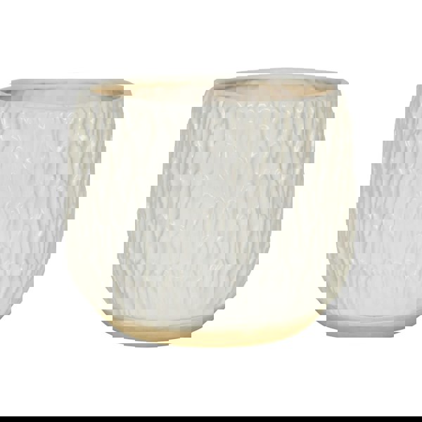 Ivyline Arles Leaf Embossed Planter