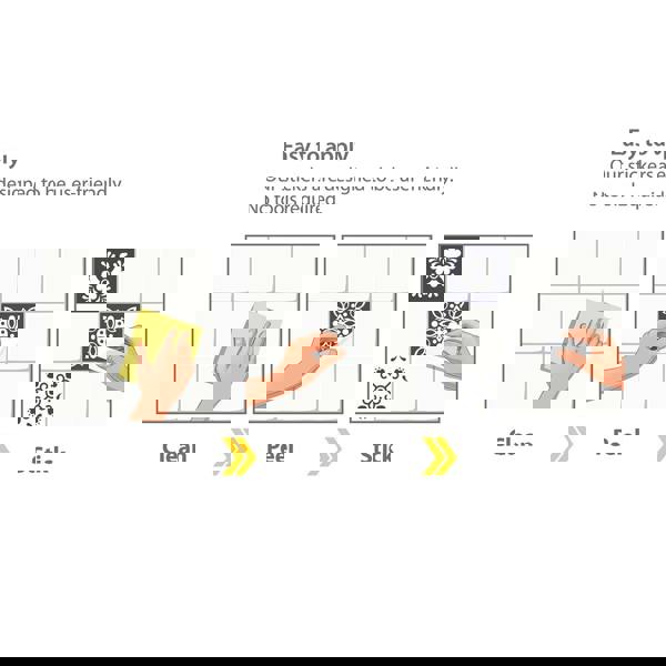 WT1560 - Marjorelle Moroccan Wall Tile Sticker Set - 15 cm x 15 cm - 24 pcs