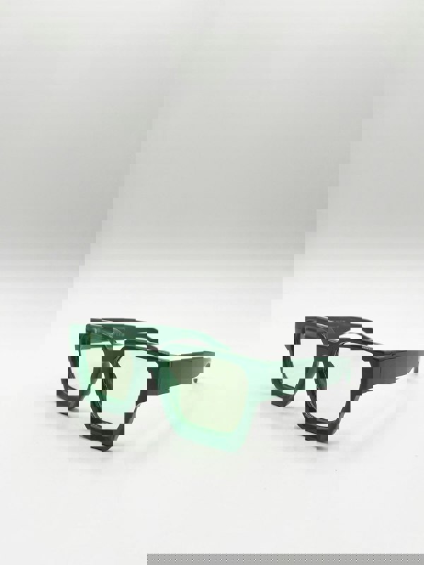 SVNX Square Retro Mint Green Sunglasses