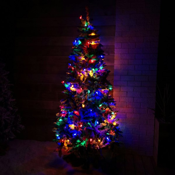 Samuel Alexander 12m 120 LED Multi Function Large Bulb Outdoor Christmas Festoon Lights