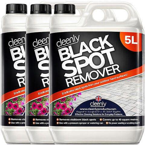 Cleenly Black Spot Remover - Breaks Down Black Spots & Cleans Dirt and Grime Patio Driveway 15L