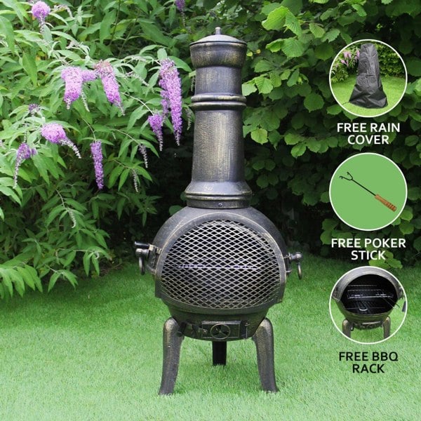 Monstershop Cast Iron Chiminea