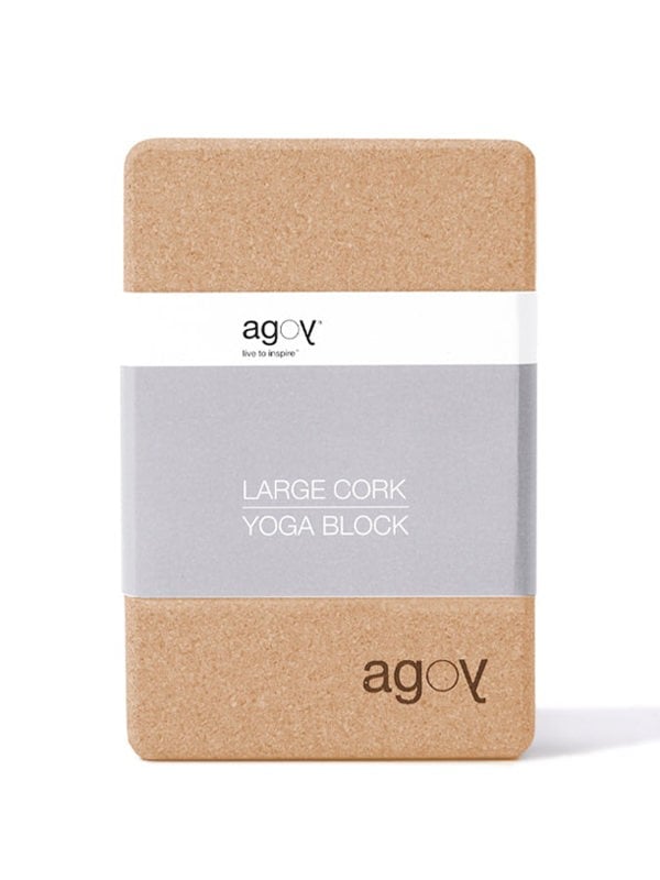 Agoy Large Cork Yoga Block
