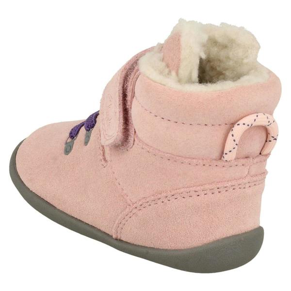 Clarks Childrens Clarks Fox Detailed Ankle Boots Roamer Snug T