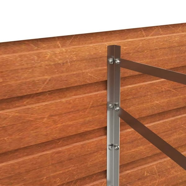 Berkfield Garden Raised Bed Rusty 160x40x45 cm Corten Steel