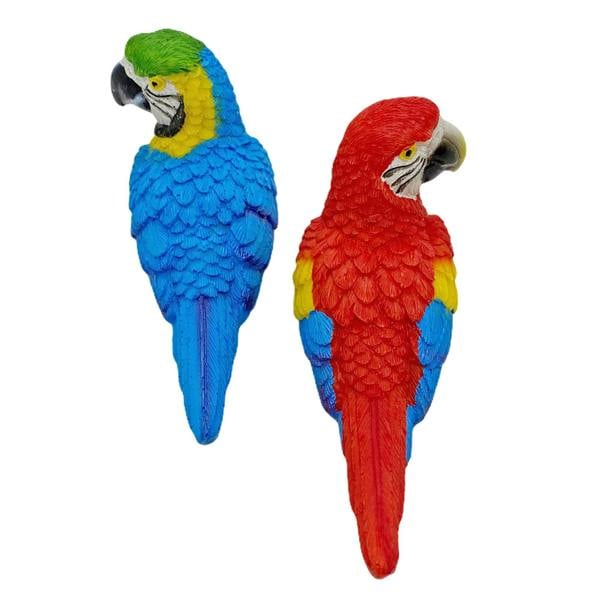 Farmwood 4 Pot Topping Tropical Birds Garden Ornaments