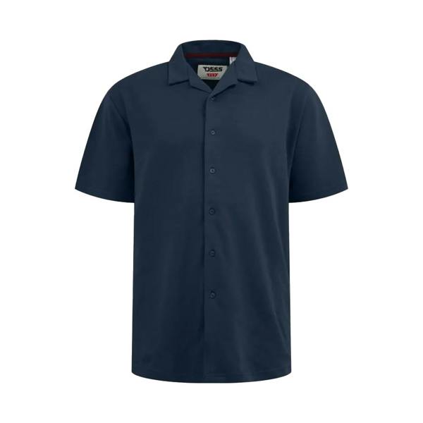 Duke Mens Connor D555 Stretch Kingsize Shirt - Navy - 