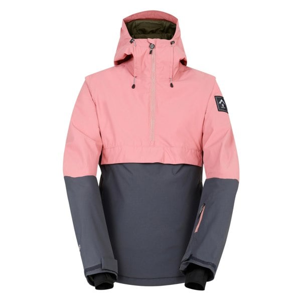 Dare 2B Women's Snowburst Overhead Ski Jacket - Dusty Rose / Ebony Grey