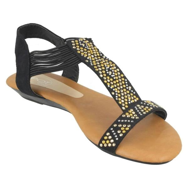 Spot On Ladies Spot On Flat Sandals