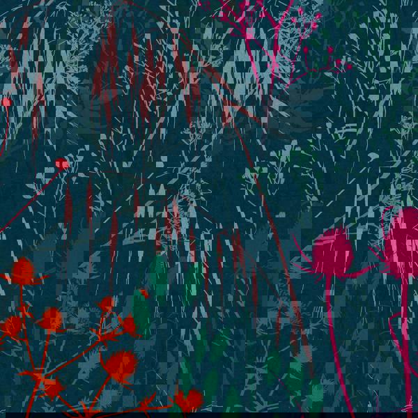 Clarissa Hulse Summer Border Wallpaper | Rainbow