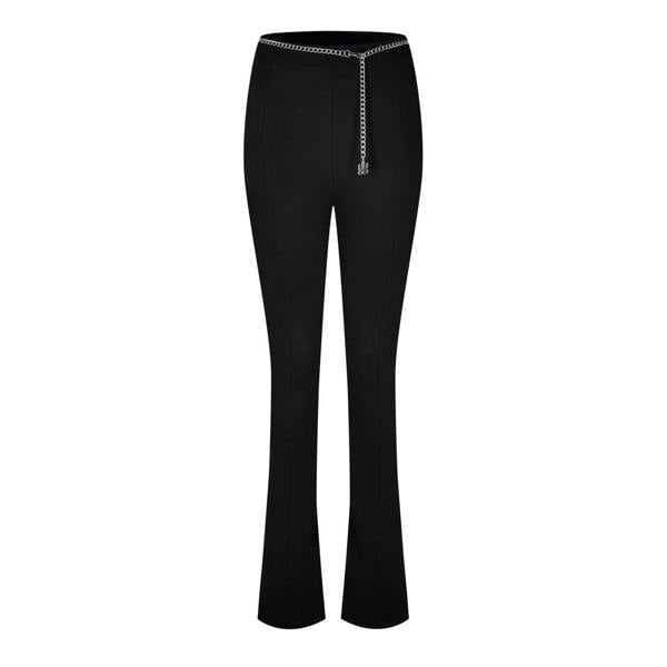 Hugo Womens/Ladies Norinda Chain Detail Trousers - Black - 