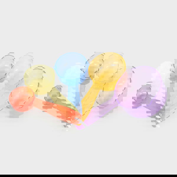 tickit Translucent Colour Measuring Cups - Pack of 5