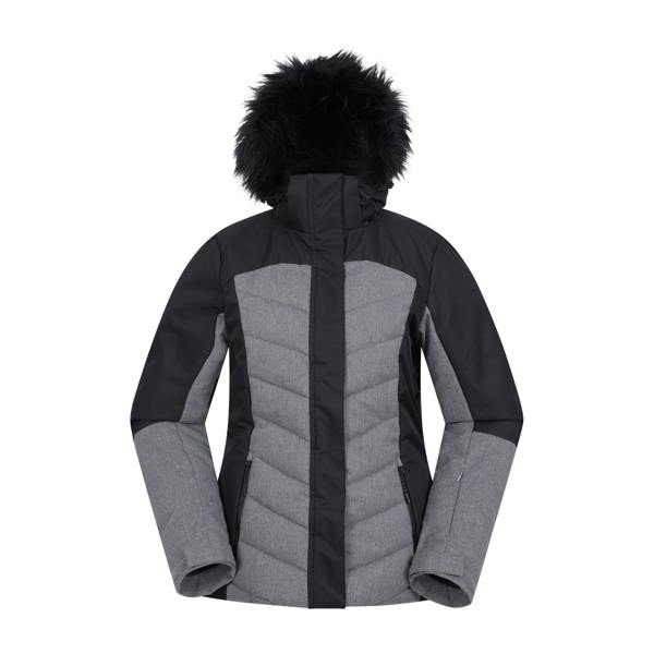 Mountain Warehouse Womens/Ladies Pyrenees II Padded Ski Jacket - Black - 
