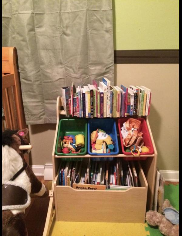 HYGRAD BUILT TO SURVIVE HYGRAD® Wooden Toy Box Storage Unit Childrens Kids Chest Bookshelf Toy Organizer
