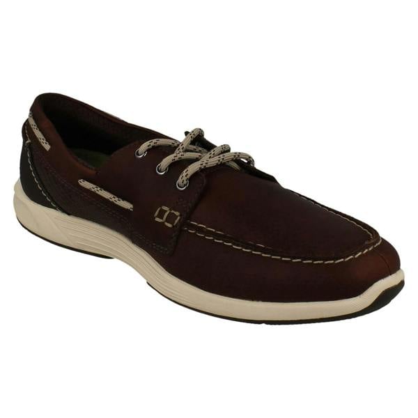 Clarks Mens Clarks Innovative Rock Soled Lace Up Deck Shoes ATL Sail Go