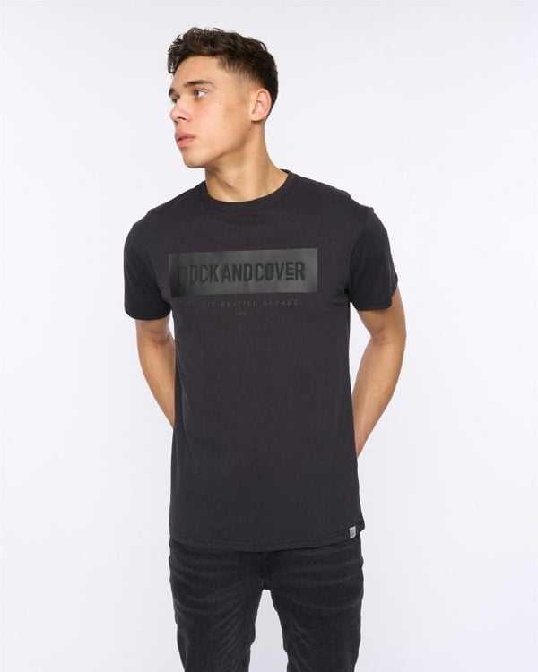 Duck and Cover Chatts T-Shirt - Black