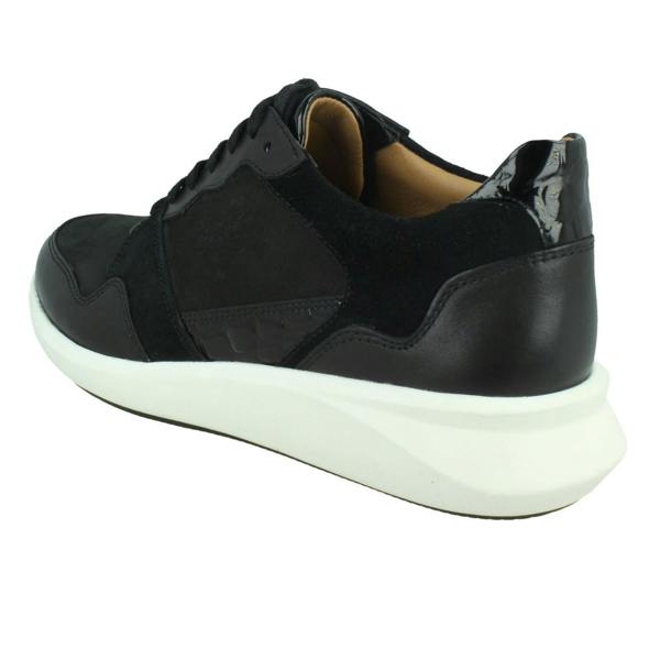 Clarks Ladies Clarks Casual Lace Up Trainers Un Rio Run