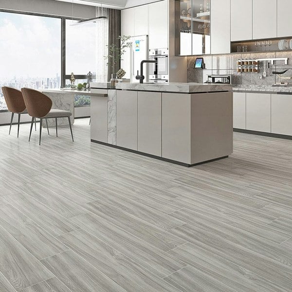 PVC Wooden Self-adhesive Laminate Flooring Planks for Home Decor Living and Home