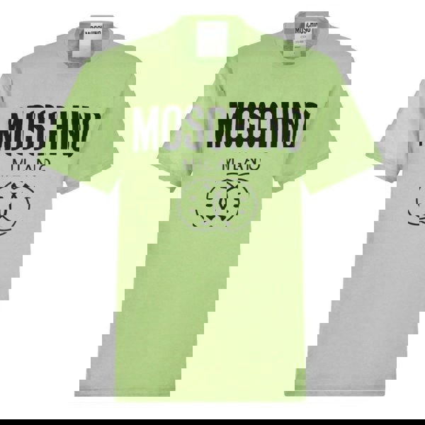 MOSCHINO 222ZRJ07109041 1397 GREEN T-SHIRT MALE XS