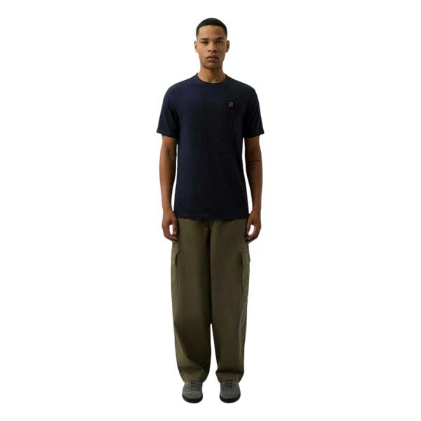 Patrick Mens Campbell Cotton Regular T-Shirt - Navy - 