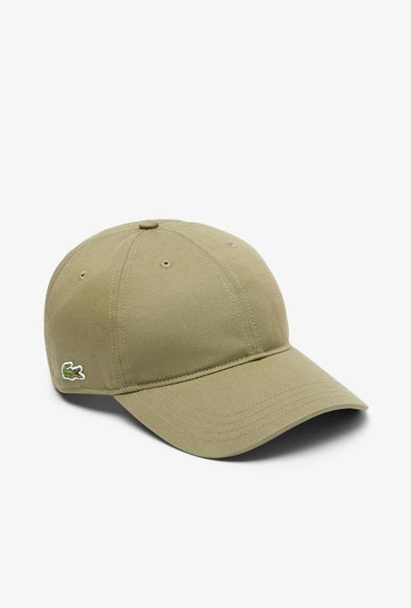 Lacoste Men's Cotton Twill Cap - One Size - Khaki
