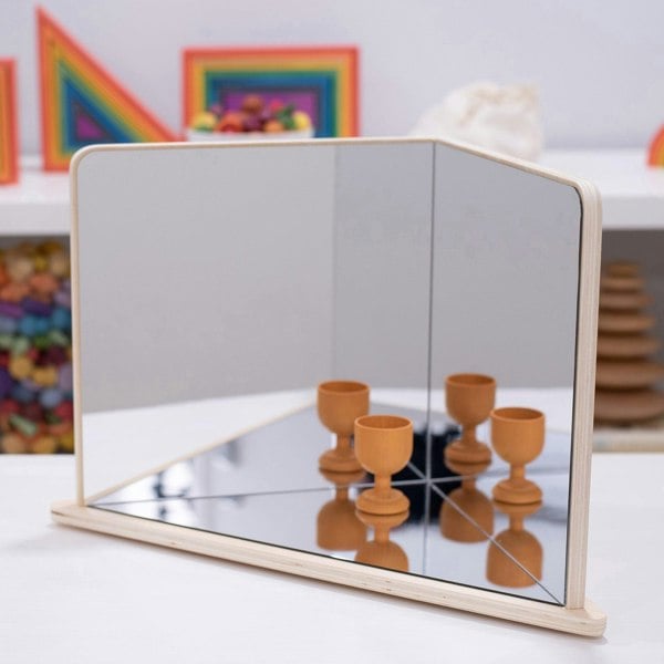 tickit Wooden 4-Way Mirror
