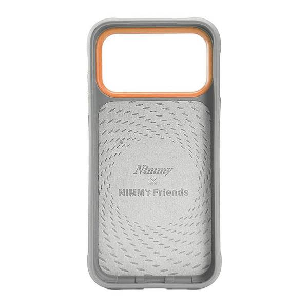 Nimmy Friends Nimmy Cool & Cute 2.0 Case with MagSafe for iPhone 17 Pro Max 6.9" Grey Orange - N-YJKM-CX2.0-IP17-PRO-MAX-05-A